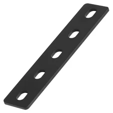 6 Pcs Black Flat Mending Plates 8" x 1-1/2" Flat Straight Repair Fixing Brack...