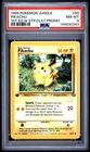 1999 POKEMON JUNGLE 1ST EDITION W STAMP DUELIST PROMO #60 PIKACHU PSA 8