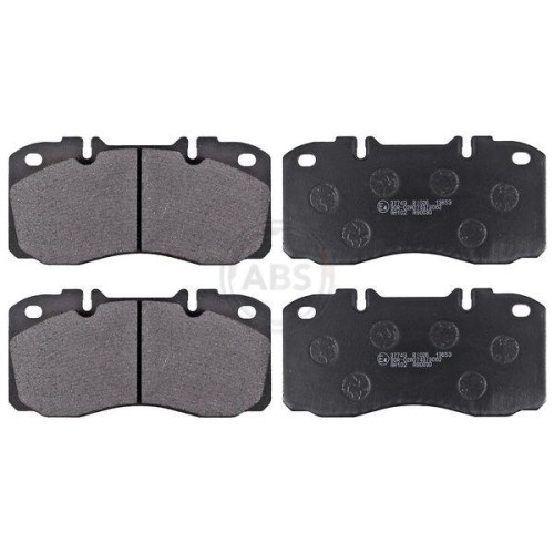 Plaquettes de frein A.B.S. 37743 résolvant les sifflements et vibrations sur disques Iveco