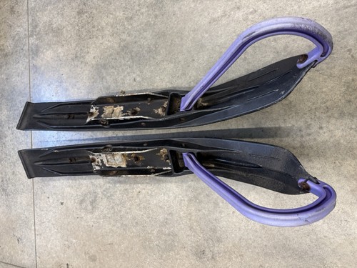1998-2004 Arctic Cat Skis Loops Saddles Pair Purple (B)