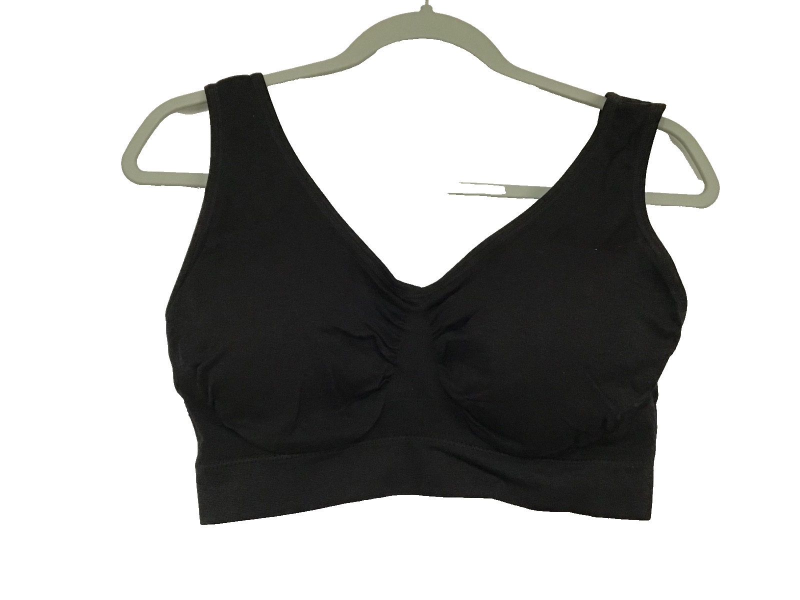 Sports Bras for Women Seamless Comfort Yoga Bra Removeable Pads Black Bestena-image