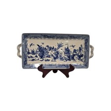 Vintage Blue Willow Sandwich Platter 12x6