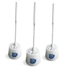 Toilet Brush,3 Pack Toilet Brush and Holder Set Bathroom Accessories, Toilet