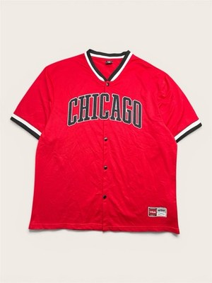 FSBN  Team Sports Chicago Bulls Shooting XL Warmup Jersey  VTG  1992