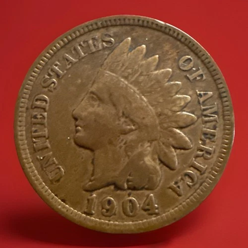 1904 Indian Head Cent Penny “Best Value On EBay” FAST SHIPPING #219