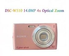 Sony Cyber-Shot DSC-W510 12.10MP 4x Optical Zoom CCD Vintage Pink Digital Camera