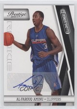 2010-11 Prestige Rookie Bonus Shots Black 53/99 Al-Farouq Aminu #218 Auto 2w0