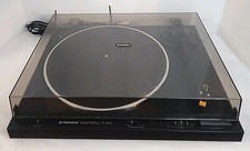 Pioneer PL-600 Quartz PLL Electronic Full Automatic Turntable Working With Cover
