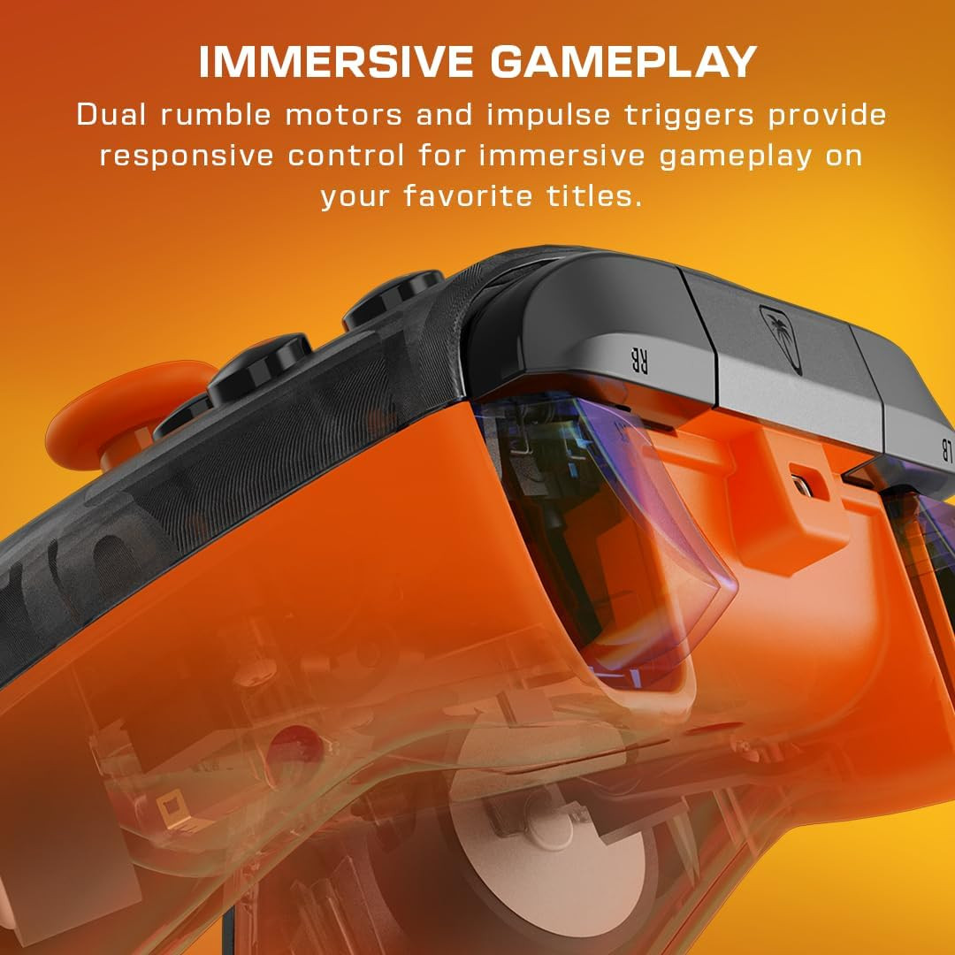 Rematch Core Camo Nero/Arancione - Gamepad Cablato - Con Licenza per Xbox Series foto 3