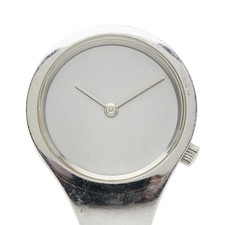GEORG JENSEN Quartz Watch Silver Dial Stainless Steel Used