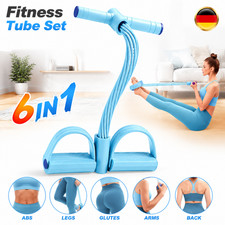 6 taśm oporowych zestaw taśm fitness z antypoślizgowymi piankowymi uchwytami kotwa drzwiowa