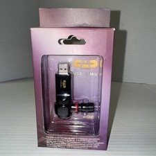 CAD Audio U9 USB Cardioid Condenser Mini Mic Podcast Microhone w/ Headphone Jack