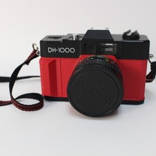 Vintage DH-1000 35mm Film Camera Red Black 50mm Camera AS IS