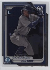 2024 Bowman Chrome Prospects John Cruz #BCP-77 5h0