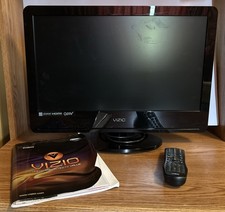 Vizio VA22L 22 Inch LCD TV HDMI Flat Screen Television w/Remote Manual-Works