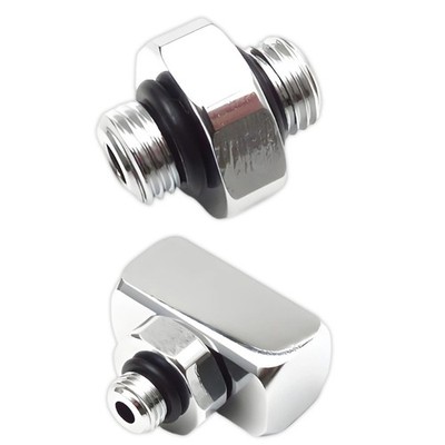 Diving Equipment Hose Connector with Threaded End, O-Rings Seal & Compacts Body