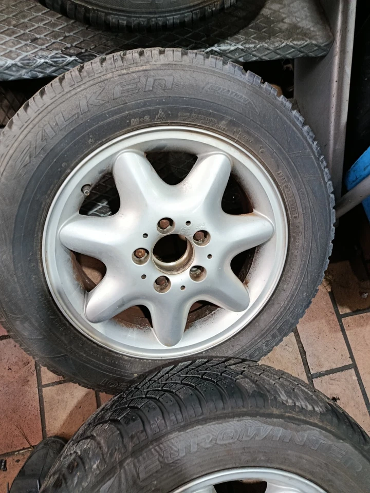 Mercedes W203 Alluminio Pneumatico Invernale 195/65 R15 6x15 Ruote - Bild 4 von 4