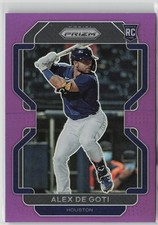 2022 Panini Prizm #183 Alex De Goti Purple Prizm