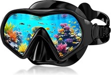 Snorkel Mask Adults 180° Panoramic Anti-Fog ...