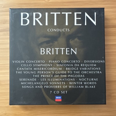 Benjamin Britten Conducts Britten (CD, 2007, Decca, 7-Disc Set)