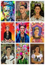 FRIDA KAHLO POSTER PRINT WALL  ART - CHOOSE DESIGN/SIZE/LAMINATED/FRAMED fk1