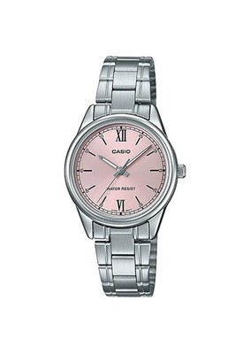 Casio LTP-V005D-4B2 Women's Standard Stainless Steel Black Dial Analog Watch