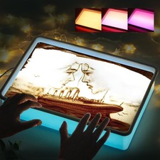 Sand Painting Light Box Light Table for Creative Art, 3 Color Temperatures ...