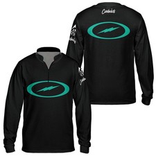 Custom Name Storm Black Bowling Jersey Gifts Size S-5XL