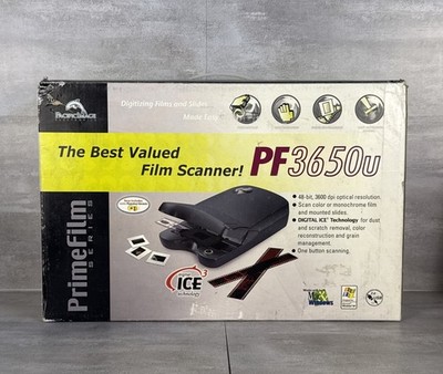 Pacific Image PrimeFilm Scanner Model PF3650u New Open Box SEE DESCRIPTION