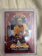 2021-22 UD Stature Hockey Philip Tomasino #170 Rookie  Red Photo Variation /25
