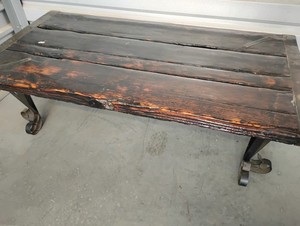 Vintage Custom Wood Coffee Table