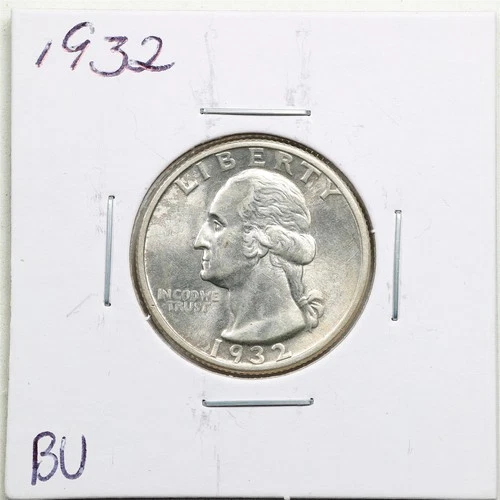 1932 25C Washington Silver Quarter Dollar in BU Condition #6174