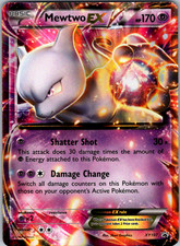 Mewtwo EX Holo Promo XY Promos XY107 NM on eBay
