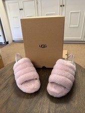 Ugg Fluff Yeah Slide Pink Slipper Size 10