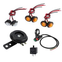 Universelles Motorrad-Blinkerlicht-Led-Kit Mit Hupe, Blinker, Scheinwerfer,6266