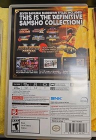 Samurai Shodown: Neogeo Collection (Nintendo Switch, 2019) CIB. Used.
