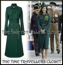 HOBBS PERSEPHONE MILITÄRGRÜN WOLLKLEID MANTEL ASO ROYAL CELEBRITY UK 14 42 10