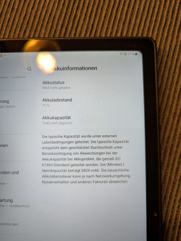 Samsung Galaxy Tab A7 SM-T505 32GB, Wi-Fi + 4G (Ohne Simlock), 10,4 Zoll - Grau - Bild 2 von 4