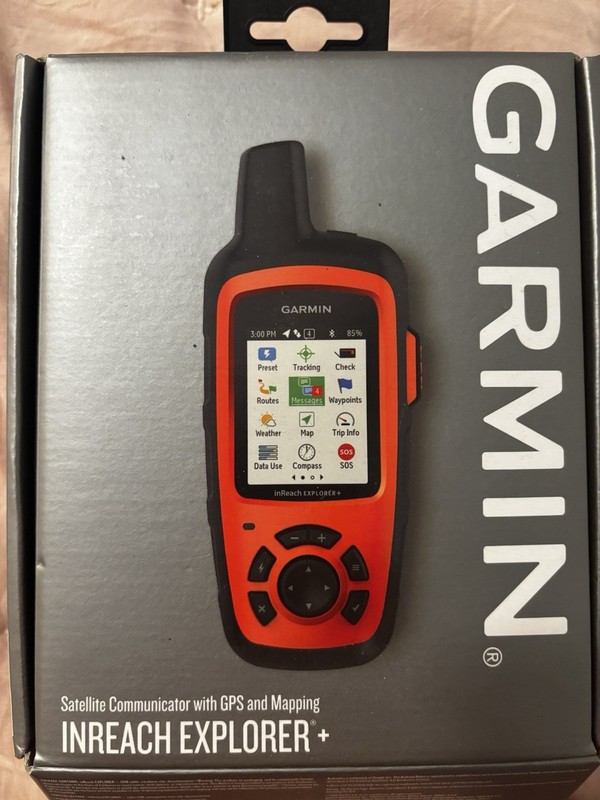 Garmin inReach Explorer+ Handheld Satellite Communicator GPS Mapping Compass BT