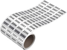 2001 to 3000 Consecutive Number Stickers Inventory Label Black Numbers for Offic