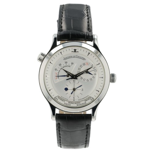 Jaeger-LeCoultre Master Geographic Silver Dial Steel 39mm Automatic 142.8.92