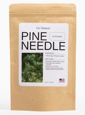 Pine needle tea, wild-foraged in the USA, picked from northern white pines ...