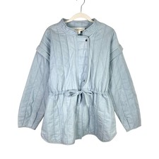 Treasure & Bond Quilted Jacket Womens XL Blue...