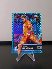 Dayne St. Clair - 2023 Topps Chrome MLS Aqua X-Fractor /125 - Minnesota United