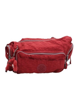 Kipling Herren Tasche rot 100% Nylon Gürteltasche & Hüfttasche