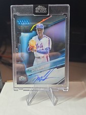 2026 Topps Chrome Black Dwight Gooden Encased Blue Auto #/150 Mets