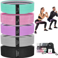 FitnessbäNder Set WiderstandsbäNder StoffbäNder Yoga Pilates Krafttraining