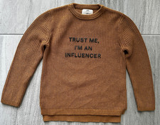 ZARA Kids Sweater Size 8 128cm Mustard The Knit Wear Trust Me I  m an Influencer