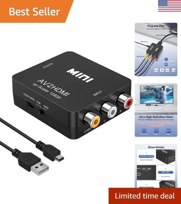 High-Quality USB Type C to HDMI Converter with Fast Data & 1080P Support