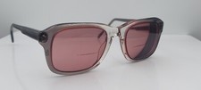 Vintage Martin Copeland Gray Translucent Oval Horn Rimmed Sunglasses FRAMES ONLY